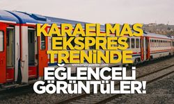 Karaelmas Ekspres treninde eğlenceli görüntüler