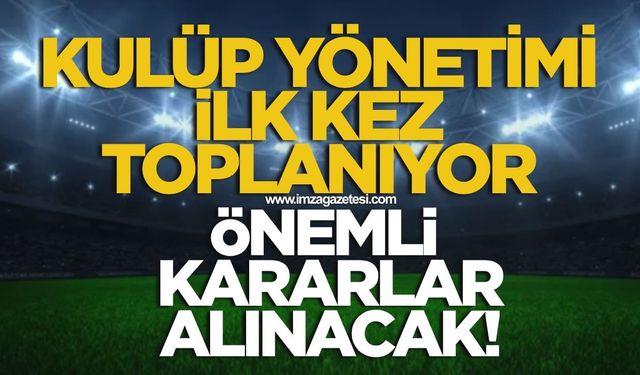 Devrek Belediyespor yönetimi toplanıyor